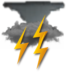 Orages locaux de pluie et neige mêlées ou grésil