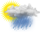 Averses de pluie fortes