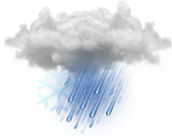 Pluie et neige mêlées faibles